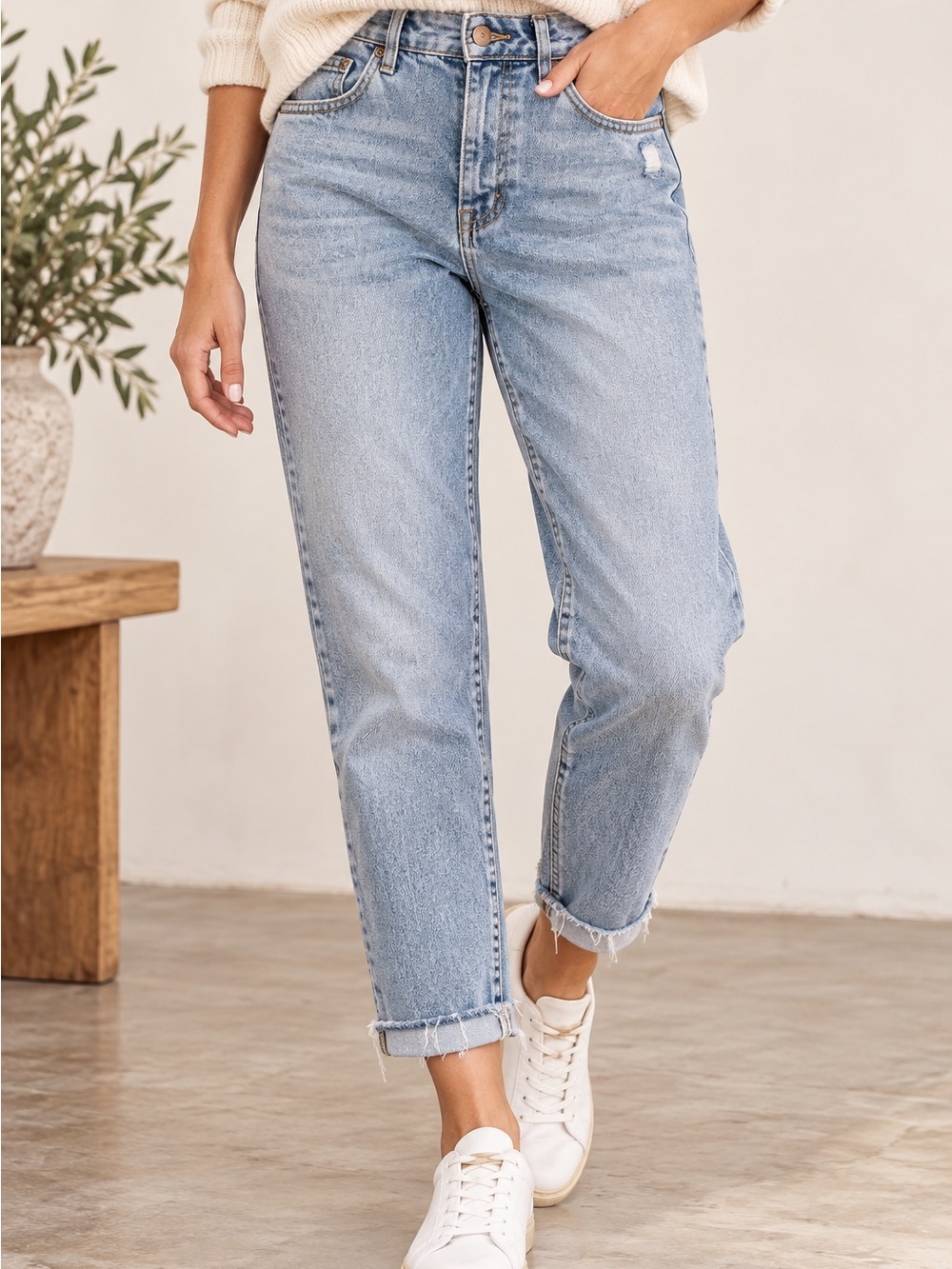 Oliver Logan Crosby Relaxed Taper Jeans Light Worn Vintage Size 30
